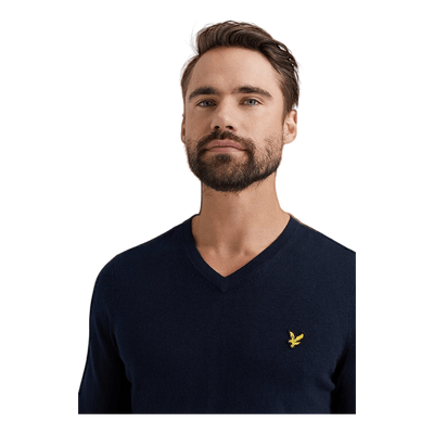 Lyle & Scott Cotton Merino V Neck Jumper