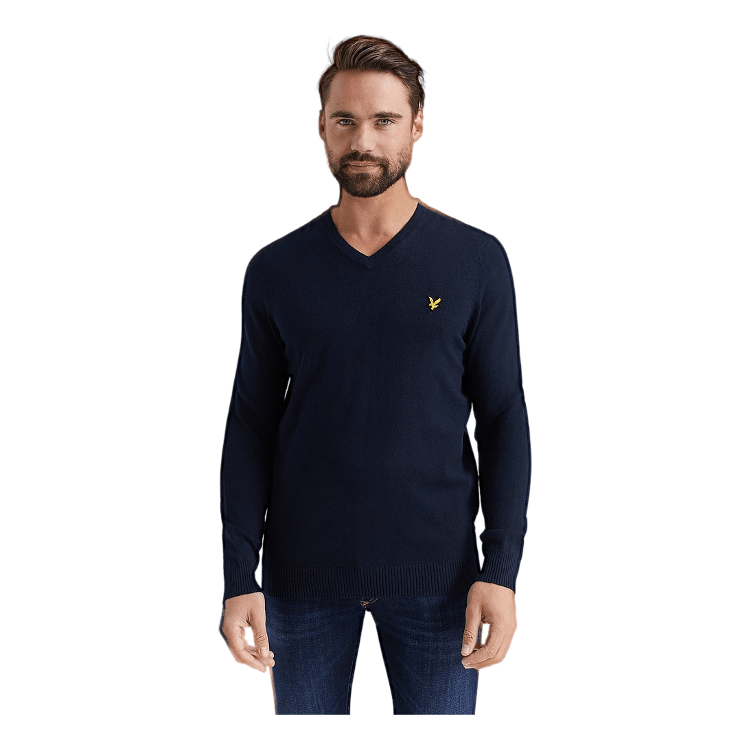 Lyle & Scott Cotton Merino V Neck Jumper