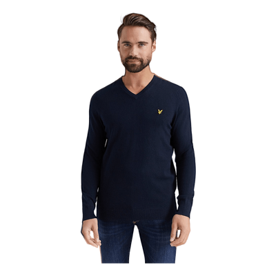 Lyle & Scott Cotton Merino V Neck Jumper