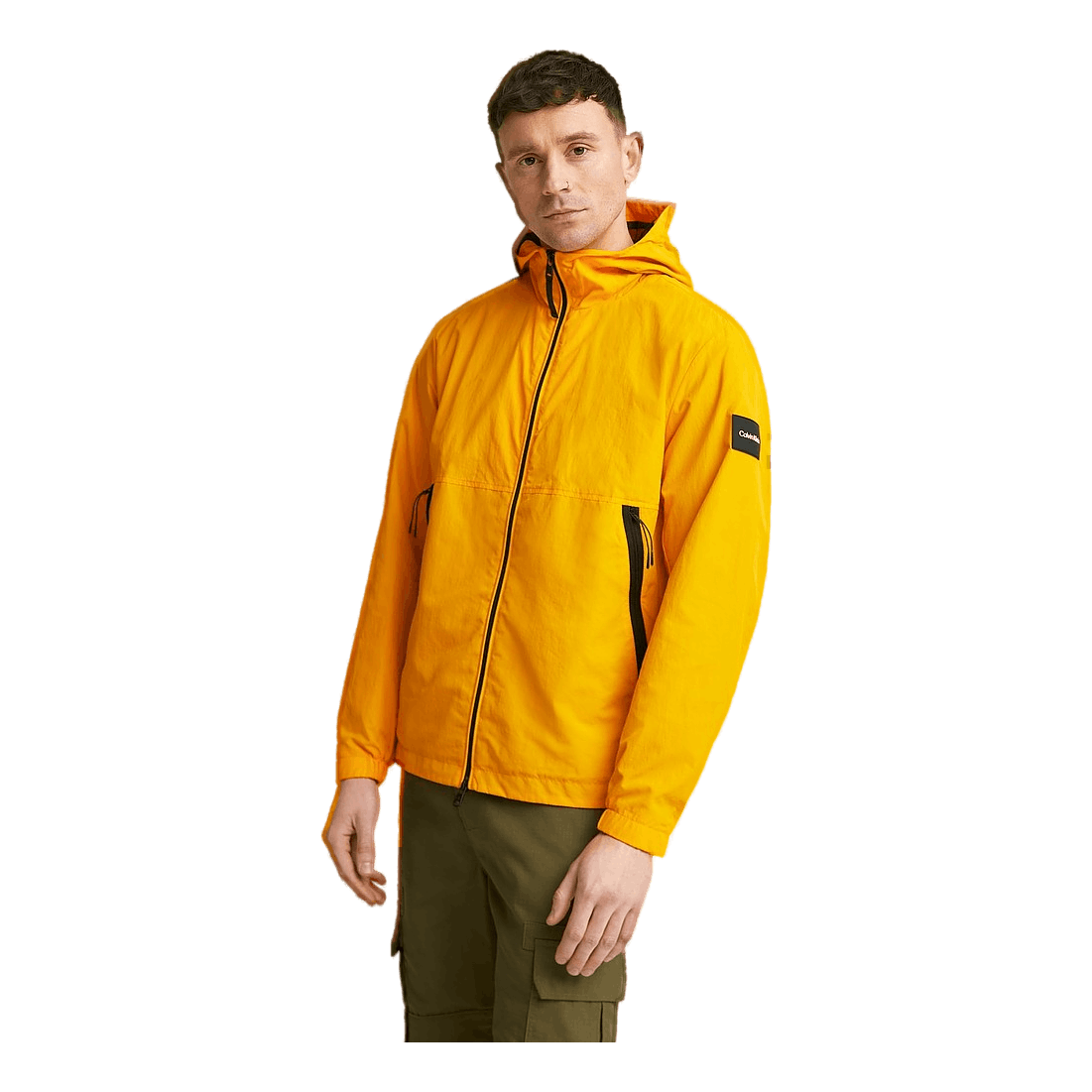 Crinkle Nylon Blouson W. Hood Flash