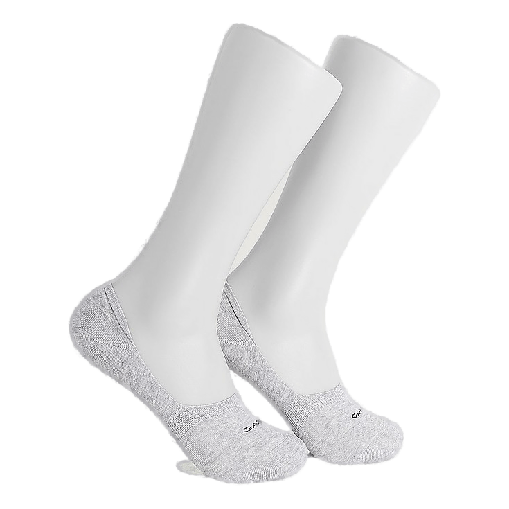 Invisible Socks 2-pack Light Grey Melange