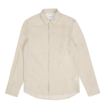 Cotton Linen Chest Pocket Shirt