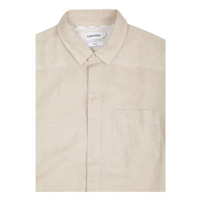 Cotton Linen Chest Pocket Shirt