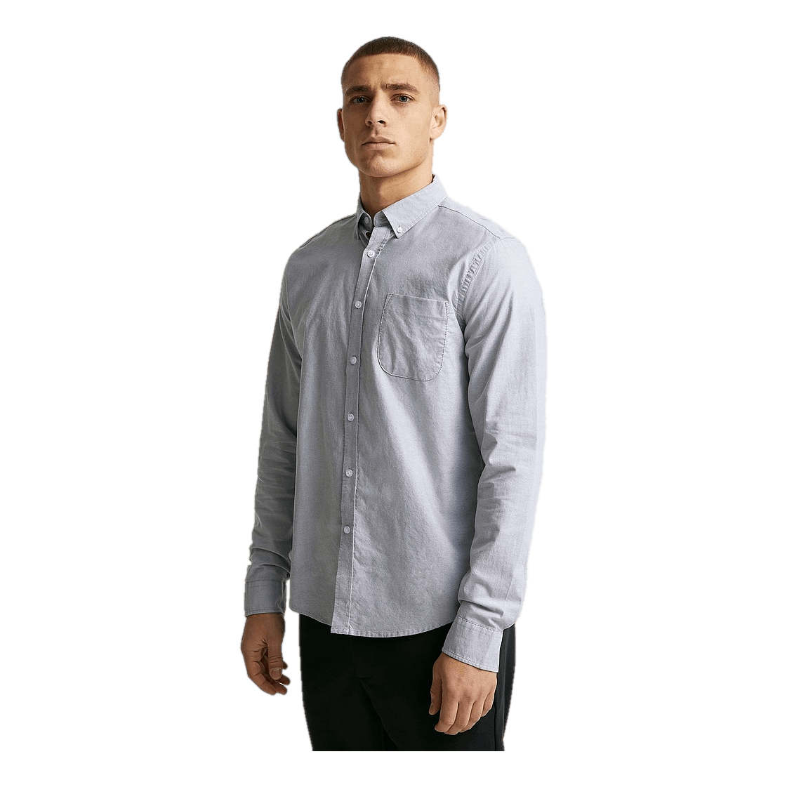 Melker Oxford Shirt Grey