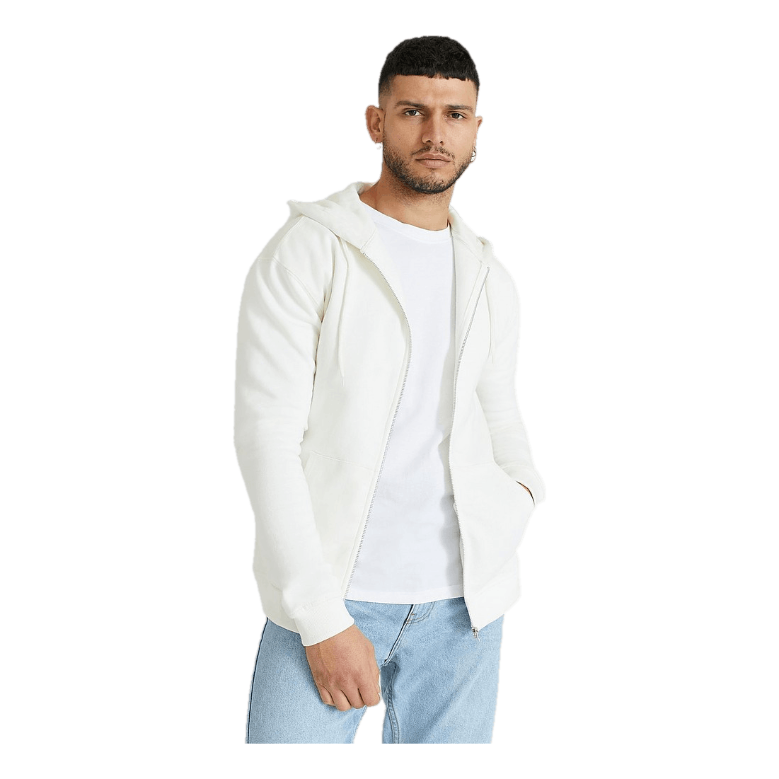 Favourite Zip Hoodie Offwhite