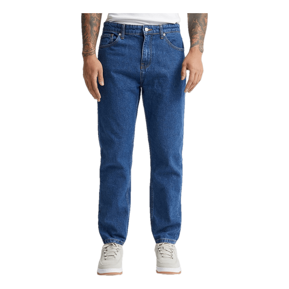 Regular Tapered Jeans Rigid Blue