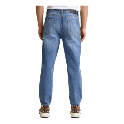 Regular Tapered Jeans Mid Blue