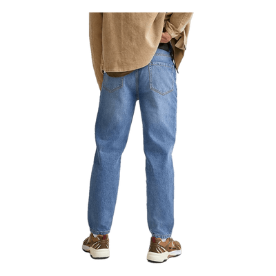 Regular Tapered Jeans Mid Blue