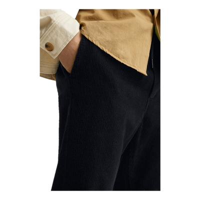 Regular Cord Trousers Navy