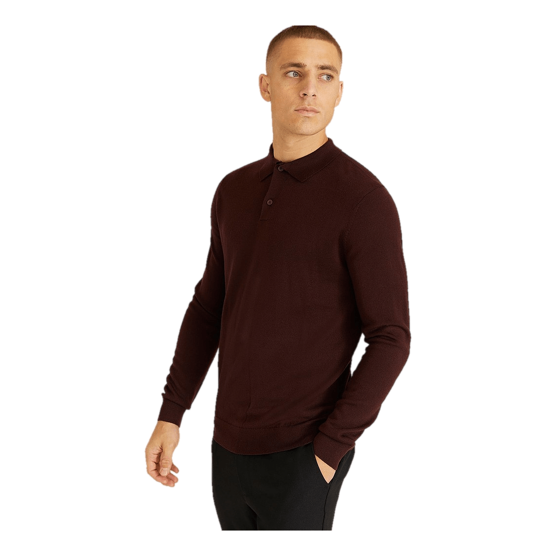 Studio Total Merino Ls Polo