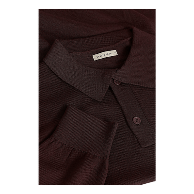 Studio Total Merino Ls Polo