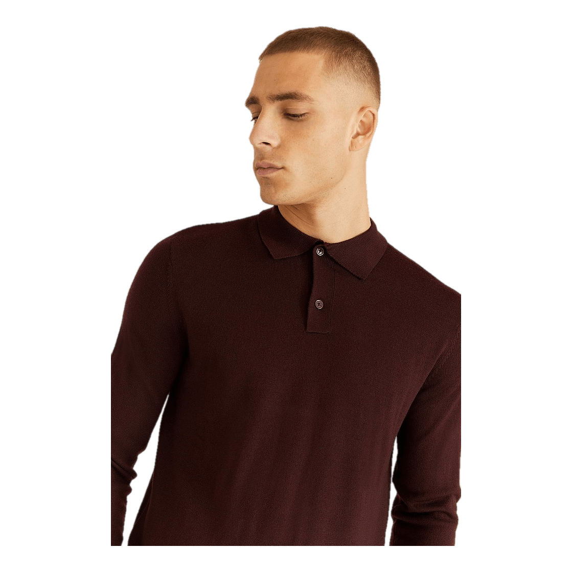 Studio Total Merino Ls Polo