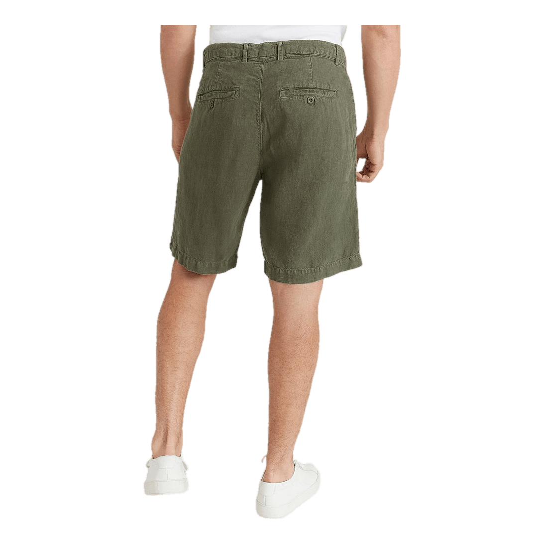 Linen Shorts Army