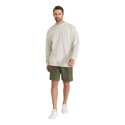 Linen Shorts Army