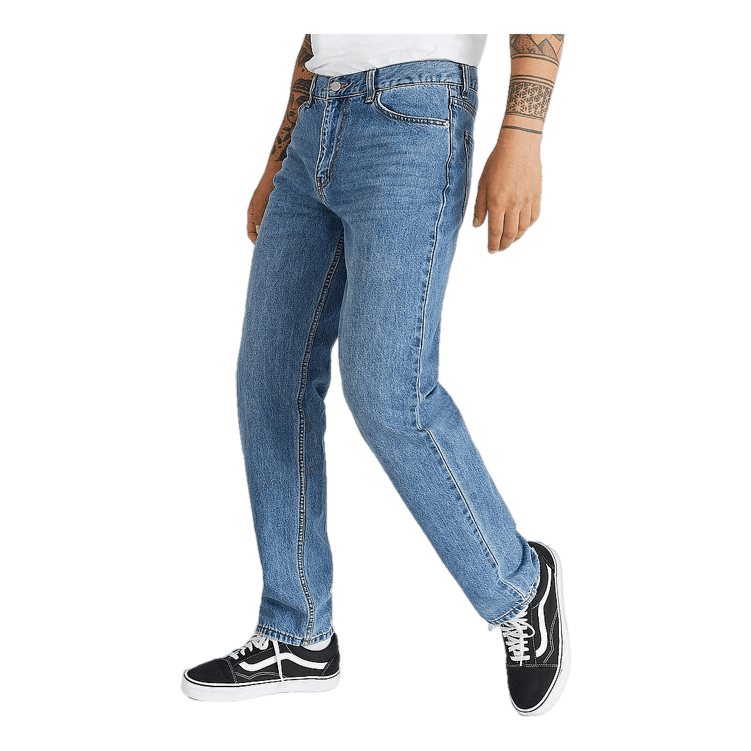 Rigid Regular Straight Jeans Mid Blue