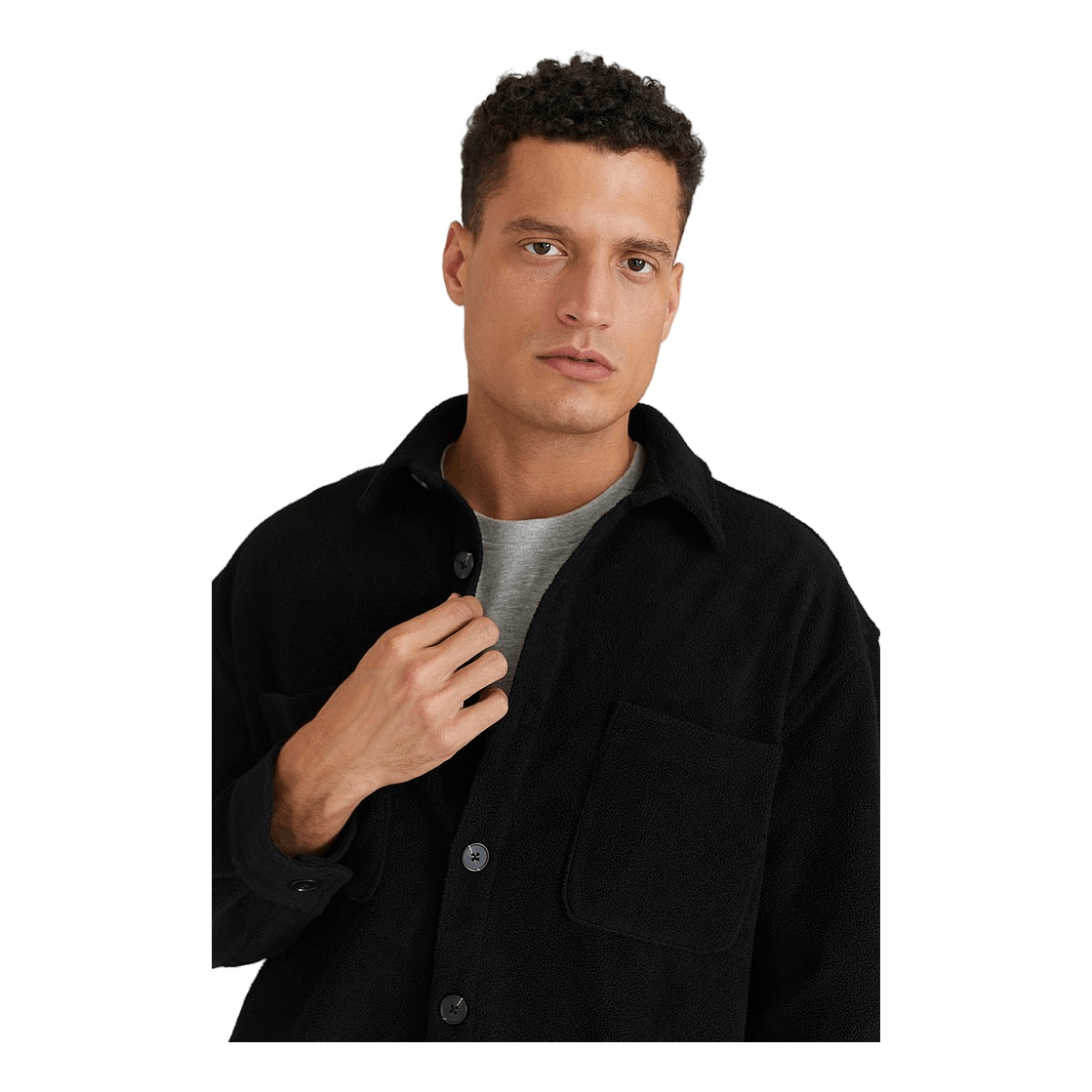 Studio Total Relaxed Pile Overshirt