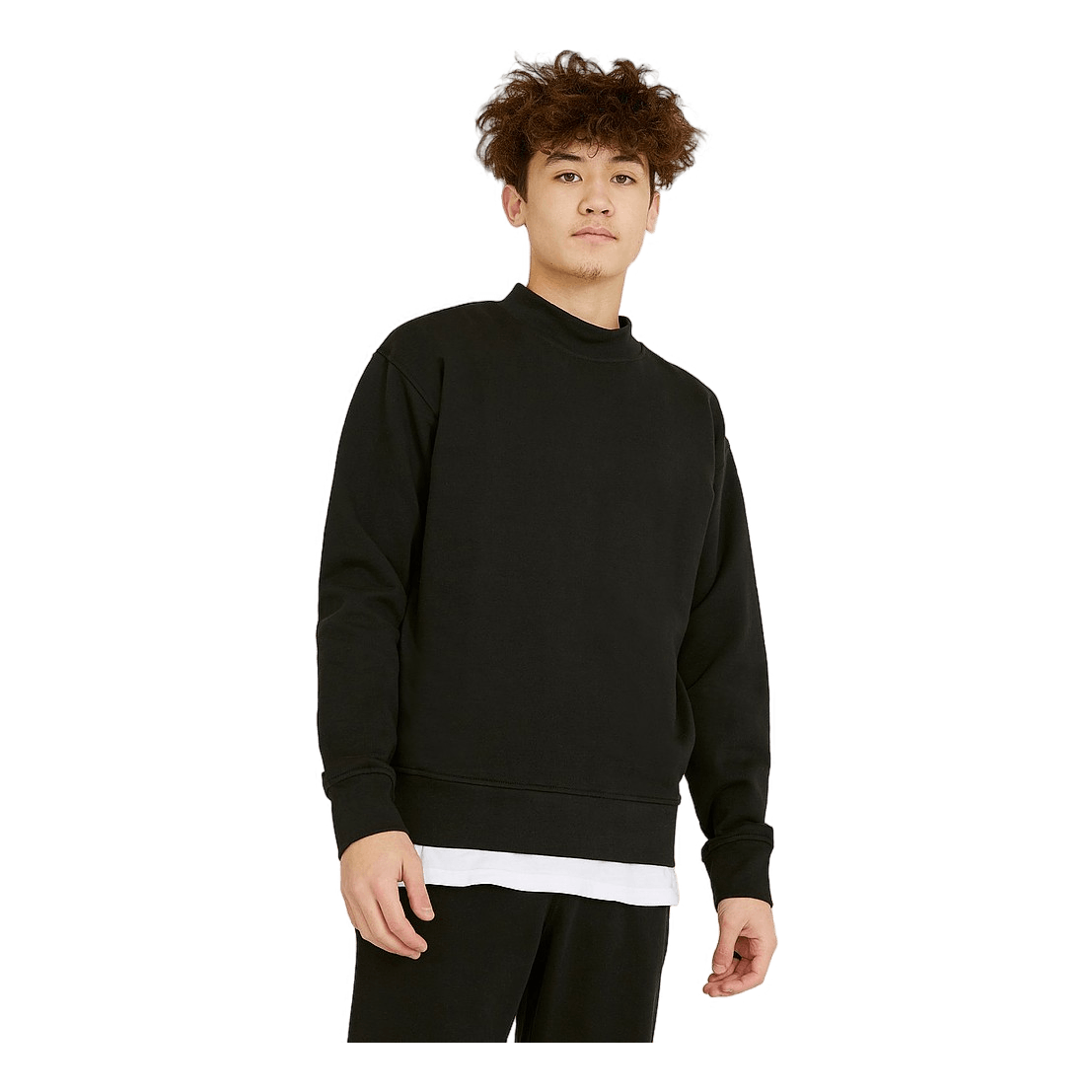 Wide Rib Sweatshirt Black