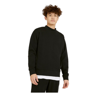 Wide Rib Sweatshirt Black