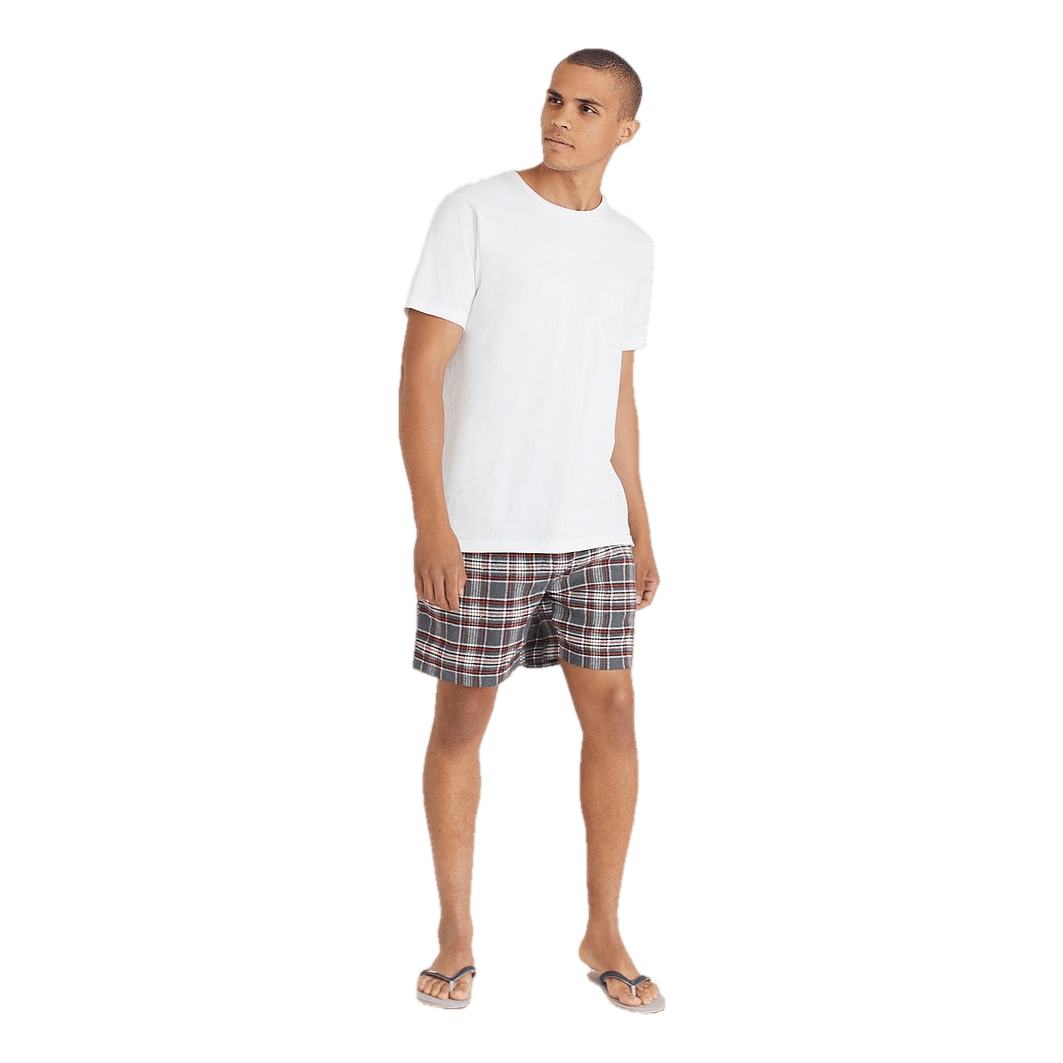 Pyjama Set With Shorts Black/grey