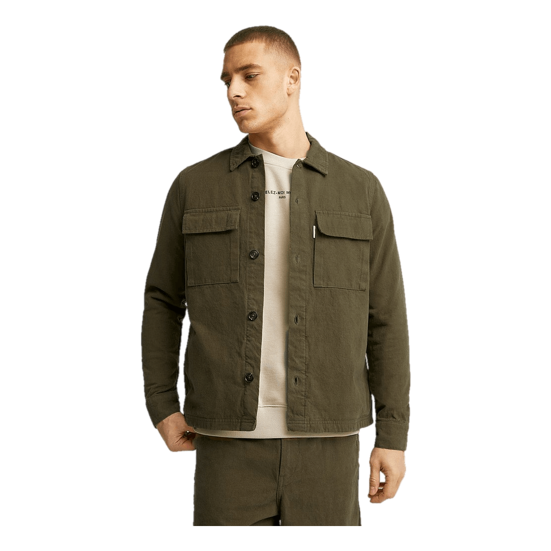 Studio Total Utility Overshirt Dk