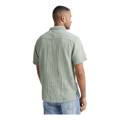 Soft Half Placket Shirt Dk Mint