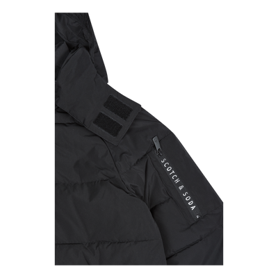 Water Repellent Recycled Poly  Black