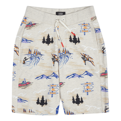 All-over Printed Sweatshorts Combo A