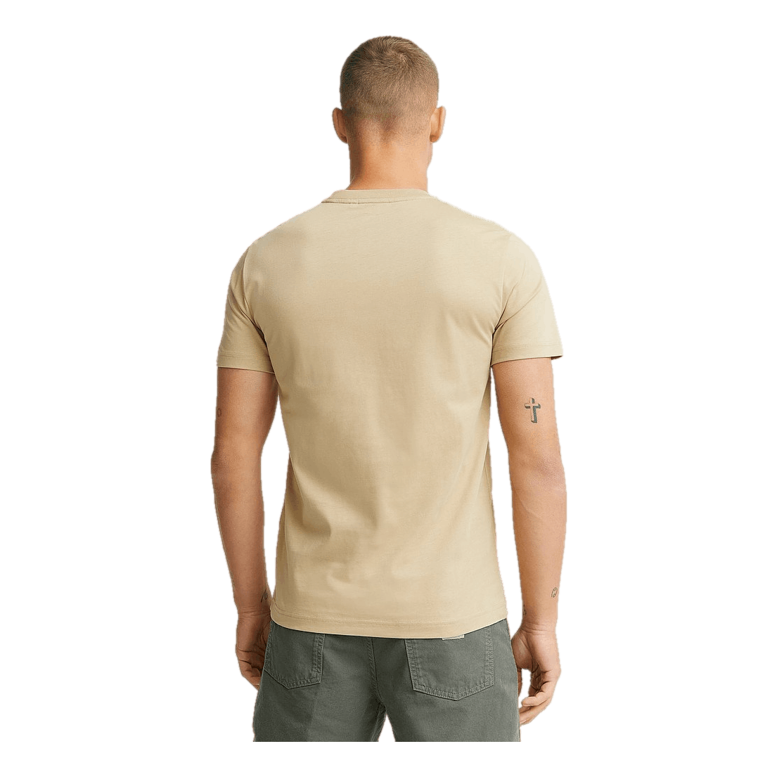 Modern Front Logo T-shirt Pf2 - Travertine