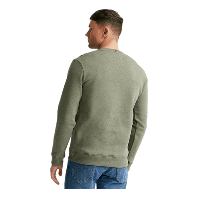 Crane Sweatshirt Lichen Green Melange/oyster Gr