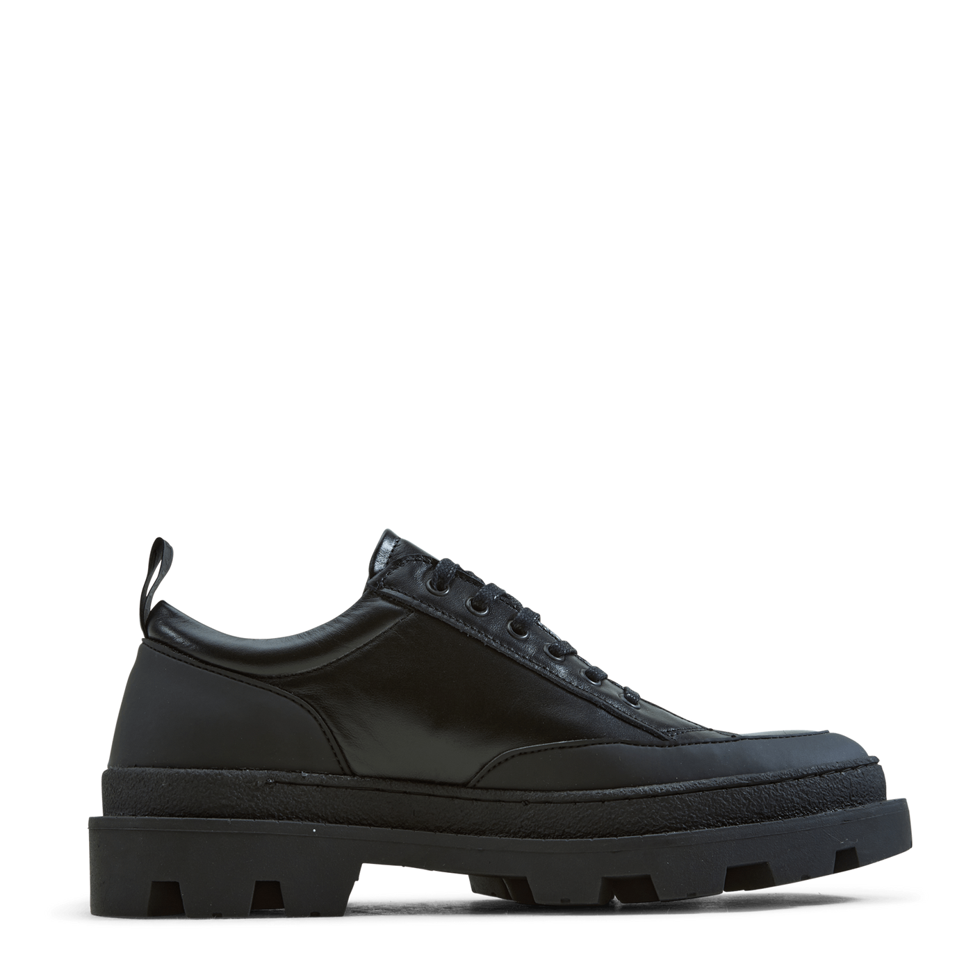 Tanner Leather Sneaker Black/black