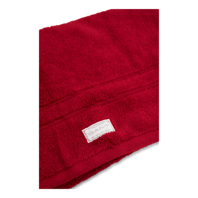 Organic Premium Towel 50x70 Dark Red