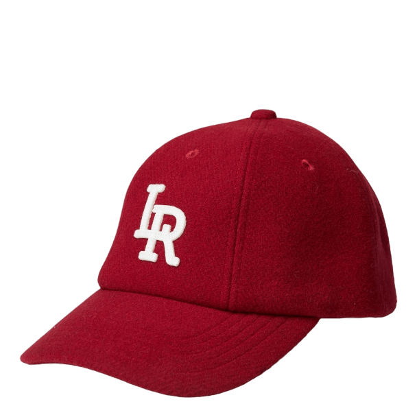 Lr Logo Wool Cap Burgundy