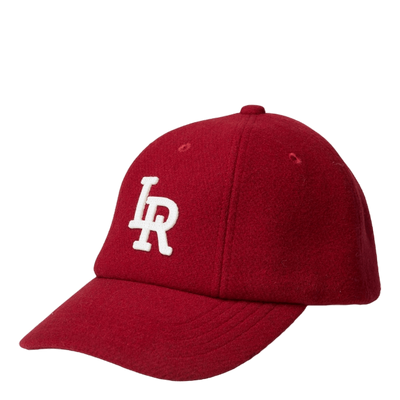 Lr Logo Wool Cap Burgundy