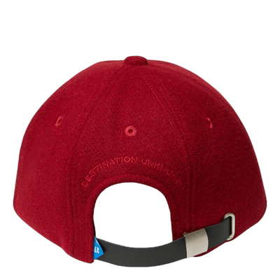 Lr Logo Wool Cap Burgundy