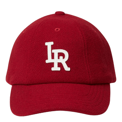 Lr Logo Wool Cap Burgundy