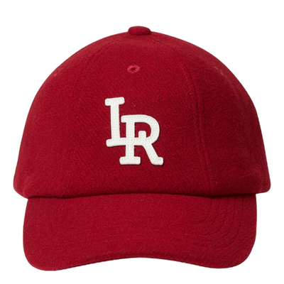 Lr Logo Wool Cap Burgundy