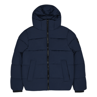 Crinkle Nylon Puffer Jacket