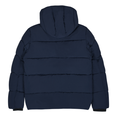 Crinkle Nylon Puffer Jacket