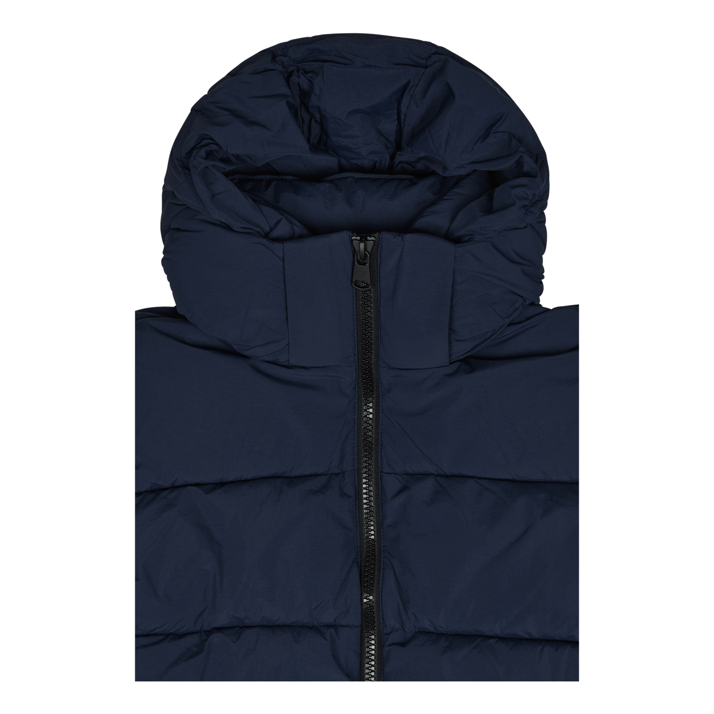 Crinkle Nylon Puffer Jacket