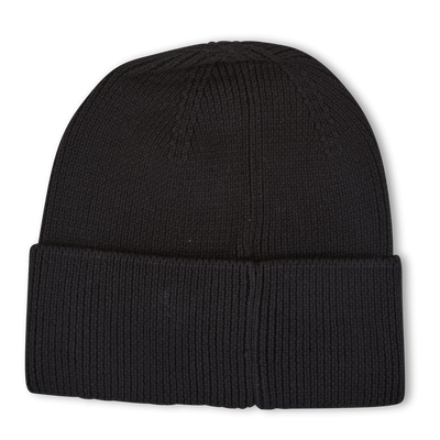 Calvin Klein Monogram Rubber Patch Beanie Bds