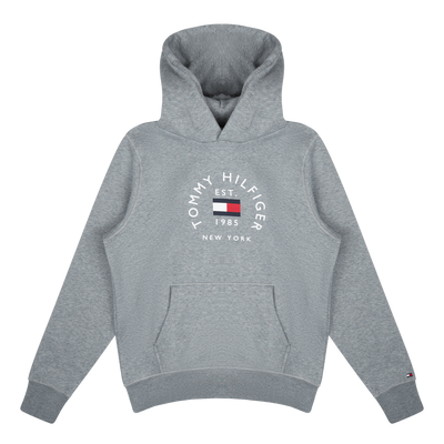 Tommy Hilfiger Hilfiger Flag Arch Hoody Zn2 - ed Speckled Dark