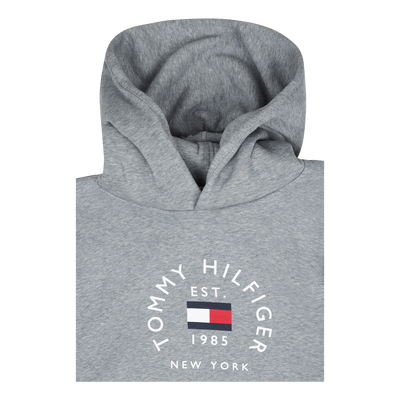 Tommy Hilfiger Hilfiger Flag Arch Hoody Zn2 - ed Speckled Dark