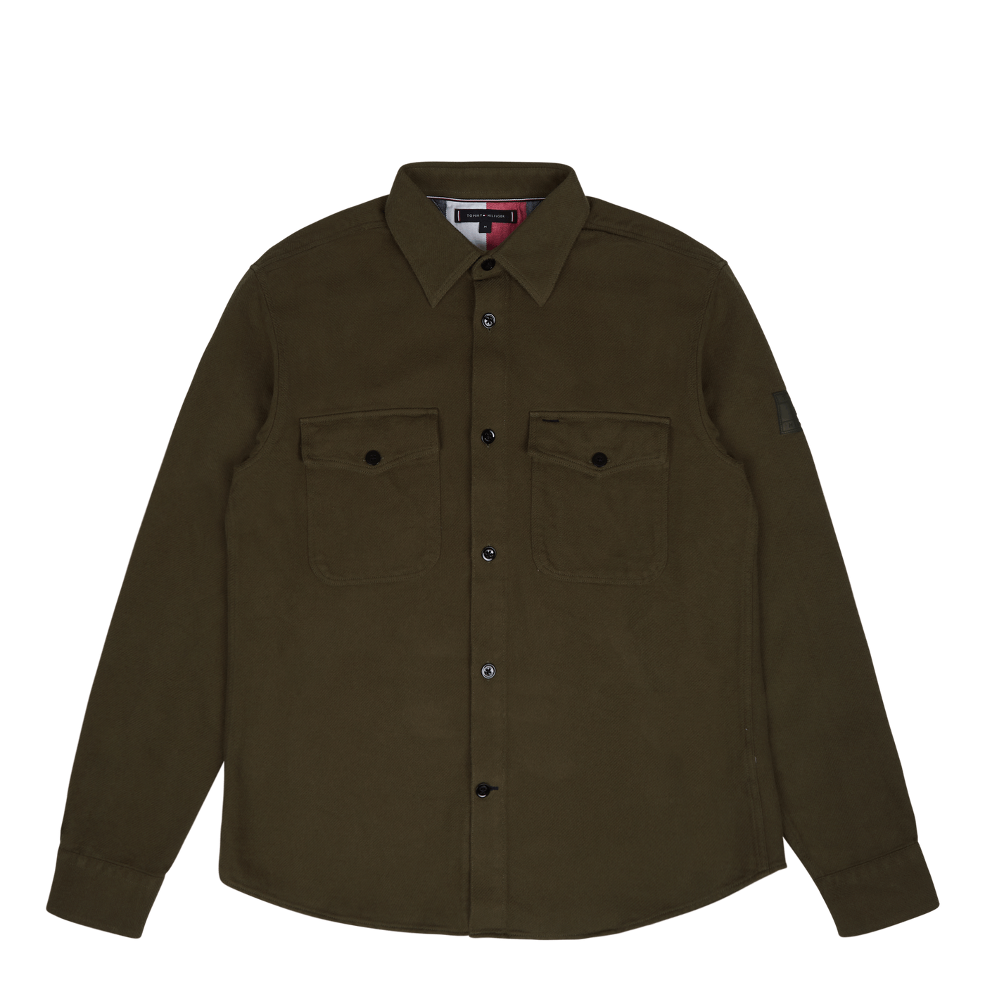 Brushed Overshirt Rbn