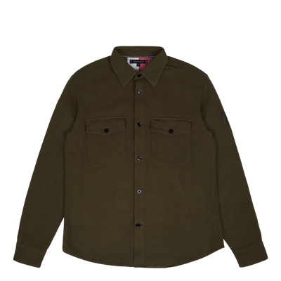 Brushed Overshirt Rbn