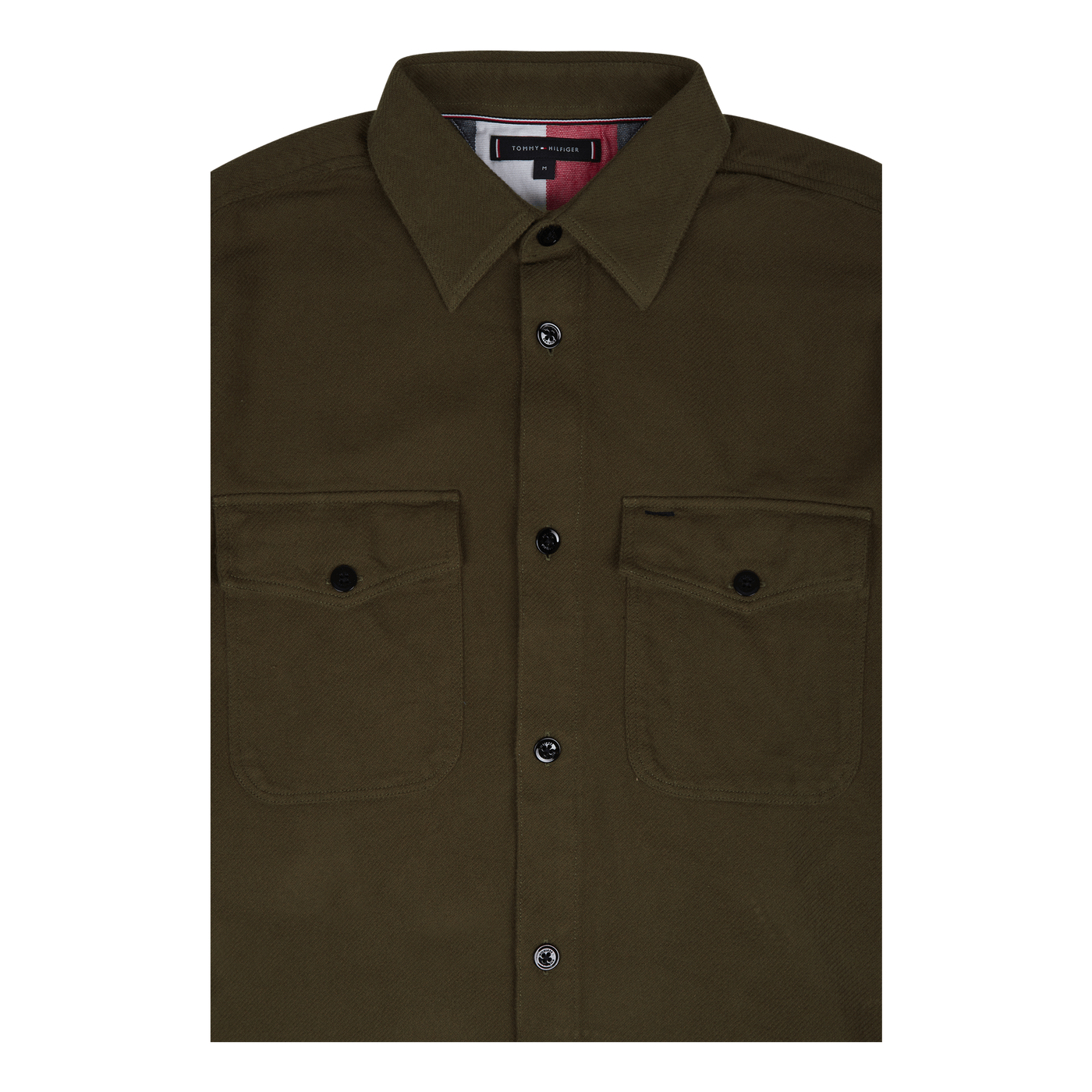 Brushed Overshirt Rbn