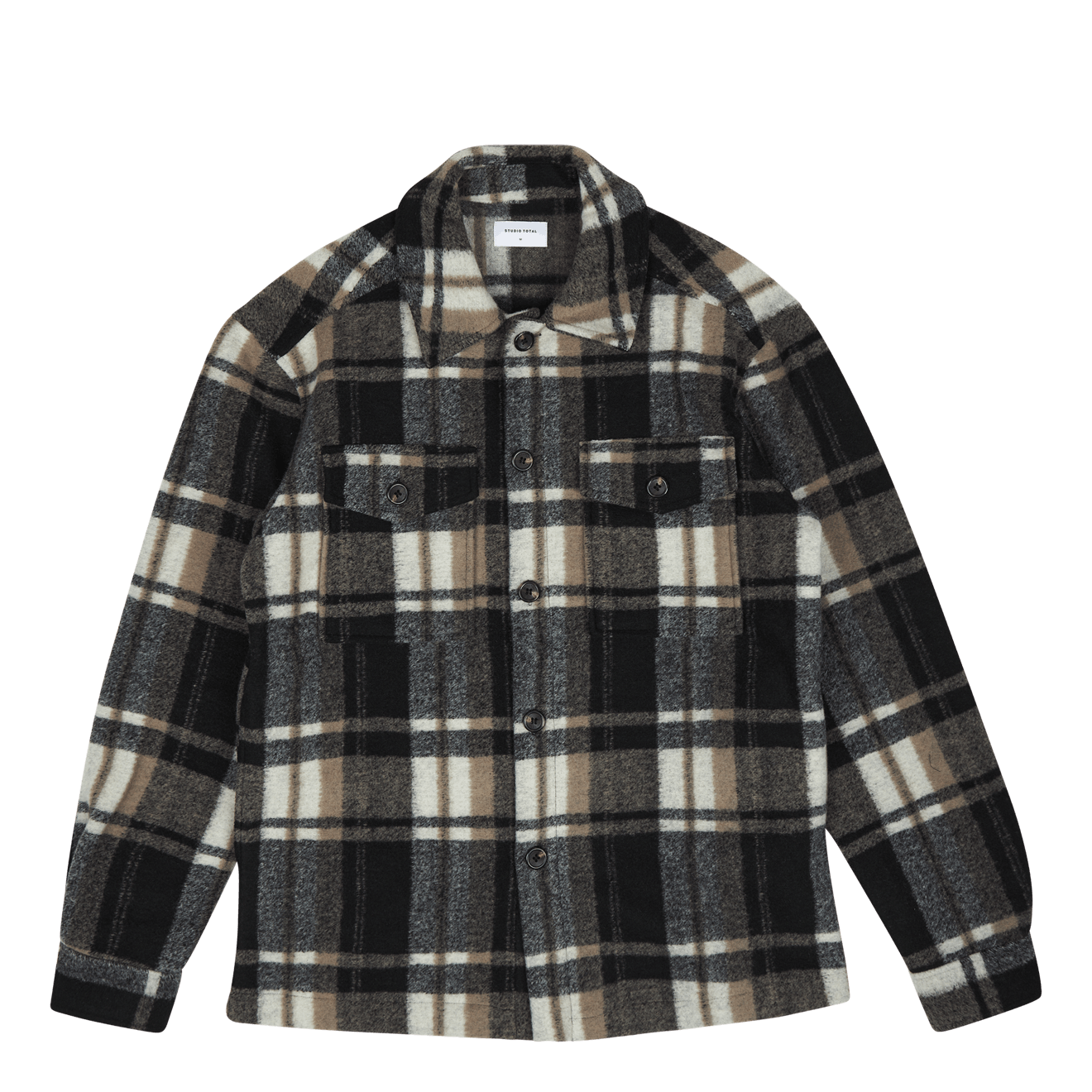 Studio Total Outdoor Check Overshirt  Check