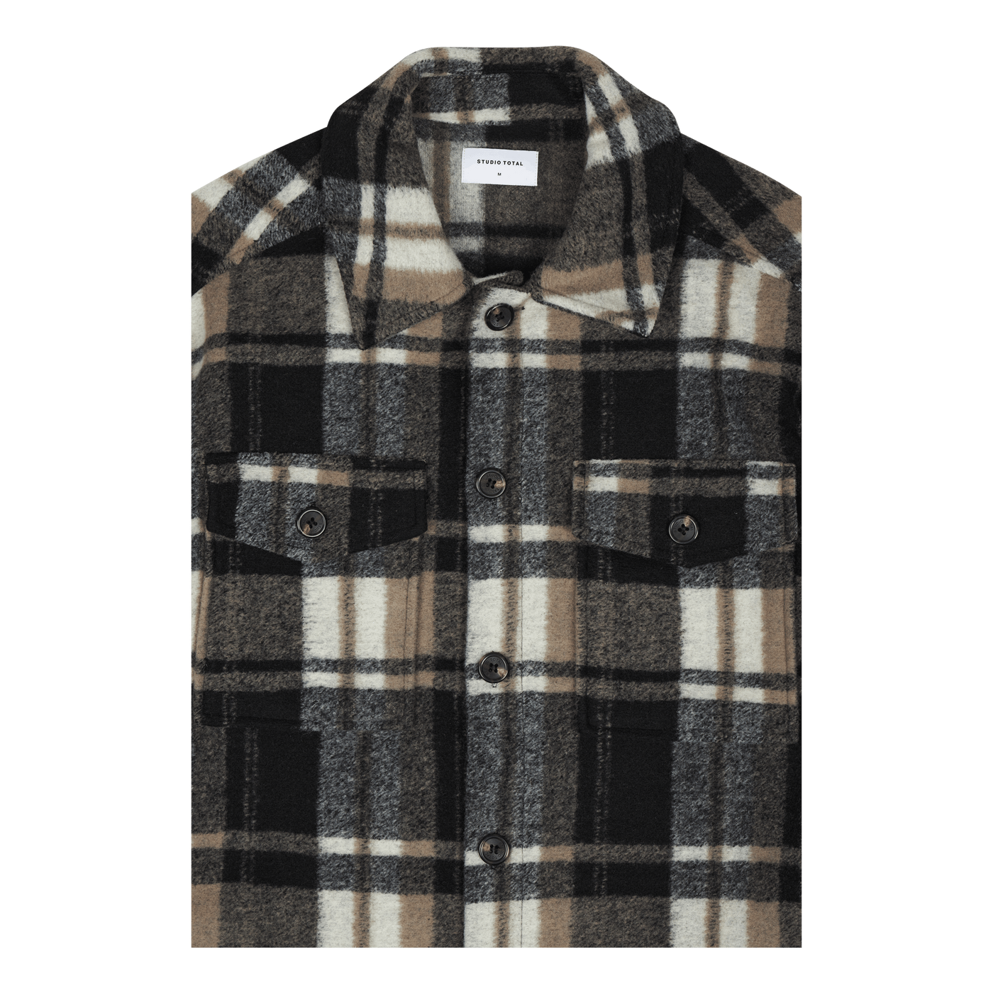 Studio Total Outdoor Check Overshirt  Check