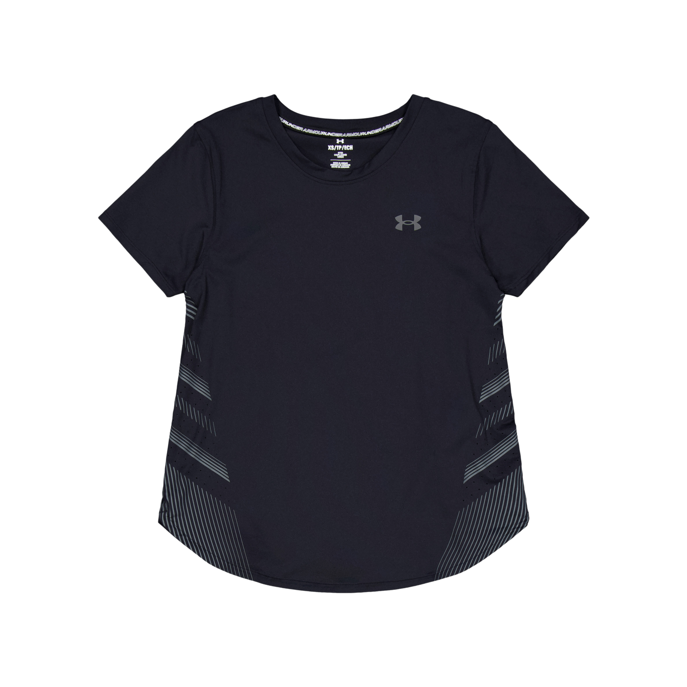 Ua Iso-chill Laser Tee Ii Black