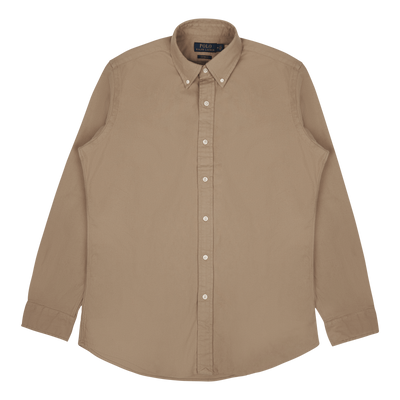 Custom Fit Flannel Shirt Vintage Khaki