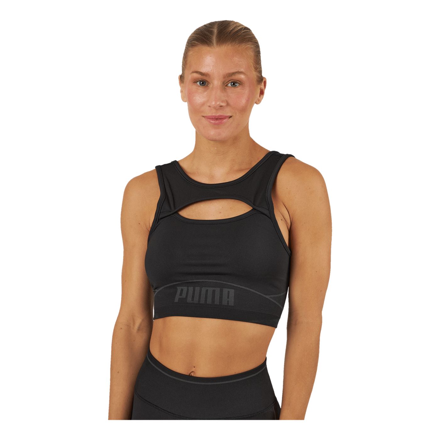 Formknit Seamless Fashion Bra Puma Black-strong Gray